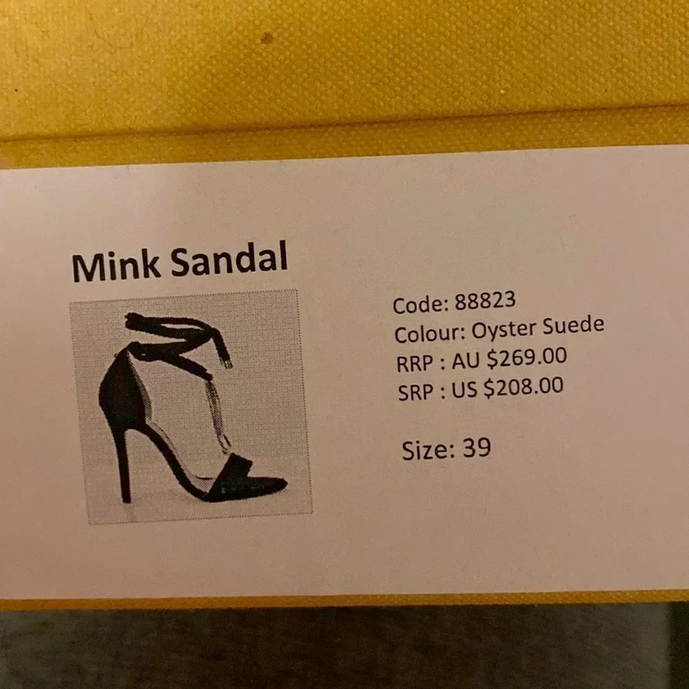 New MODE Collective Mink Sandals